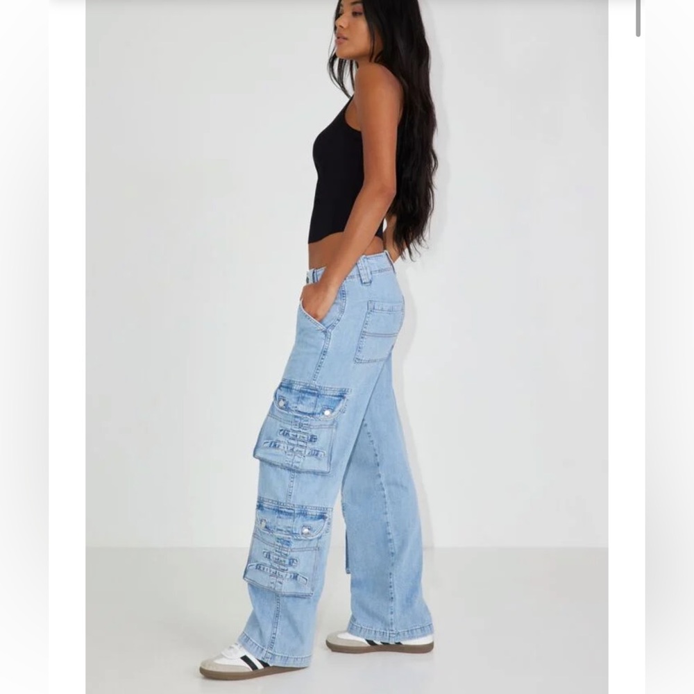 GARAGE low rise cargo jeans